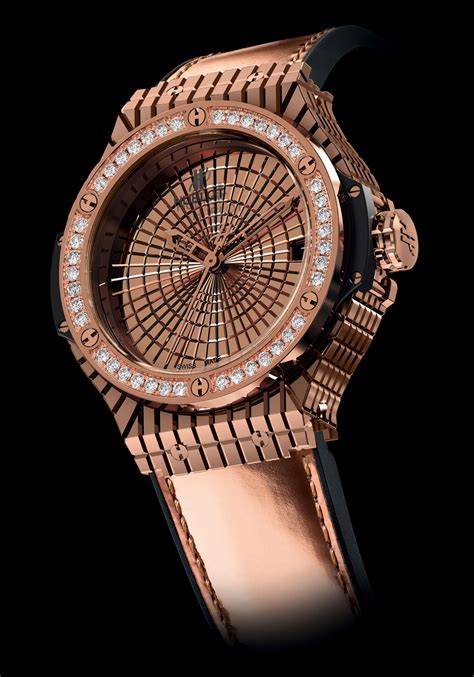 hublot big bang red gold diamonds